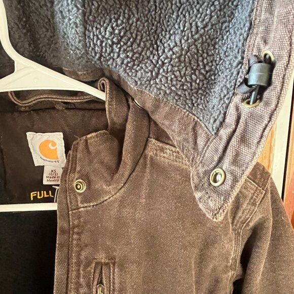 Carhartt Full Swing Jacket Women's XS Brown Cotton Stretch Full Zip - Picture 7 of 7